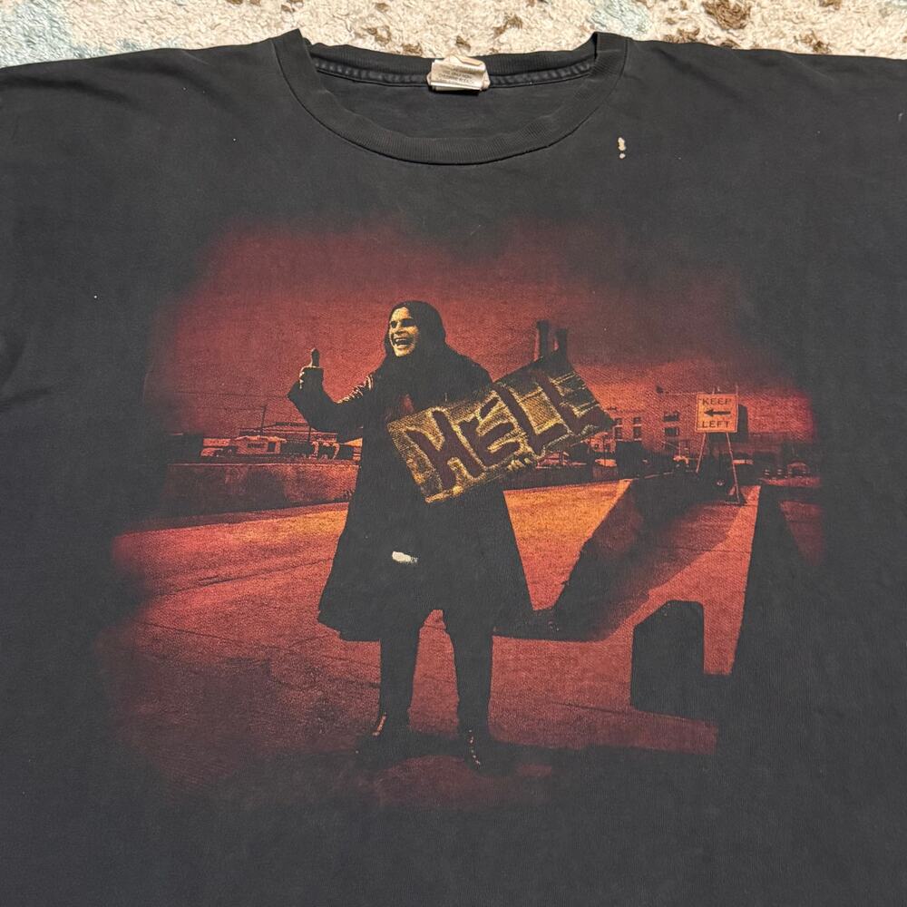 Vintage 90s Ozzy Osbourne Hell Hitchhiker Shirt Size XL Cronies